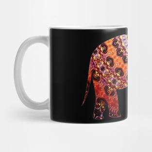 Cute Elephant African Tribal Watercolor Artwork Mug